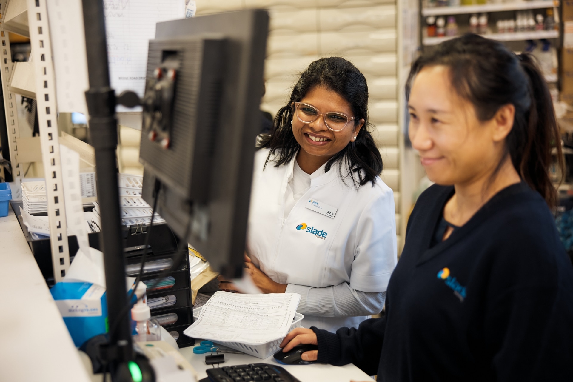 Pharmacist interns smiling